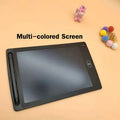 8.5 inch LCD electronic drawing board writing tablet in blue with pen, one-button lock and clear screen functions