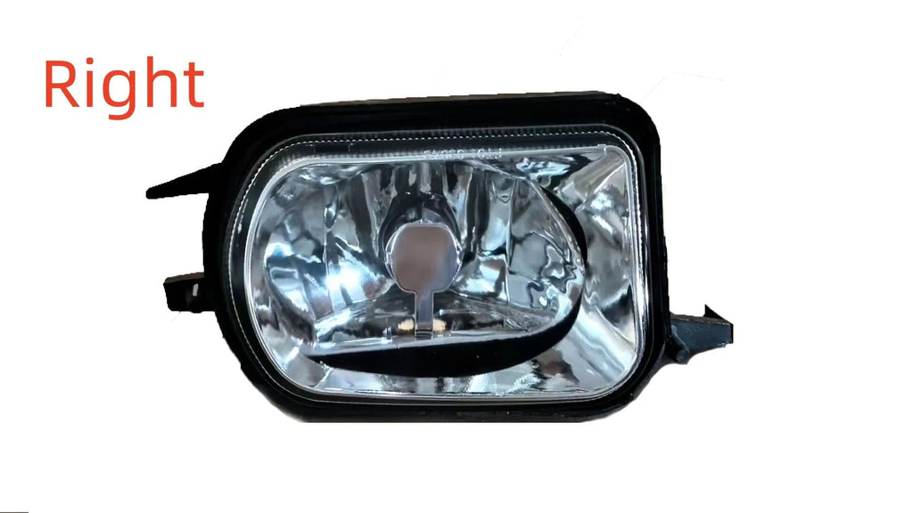 Mercedes-Benz W203 front fog and daytime running lamp replacement unit with plastic construction