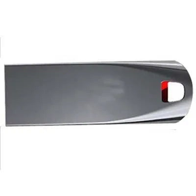 Black plastic rotating USB flash drive showing extended USB connector