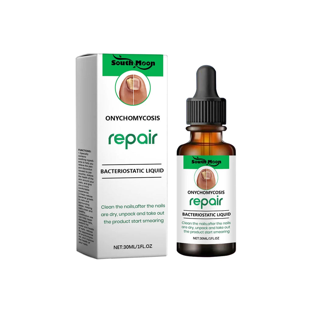 30ml bottle of clear nail nursing solution for daily gentle cleaning