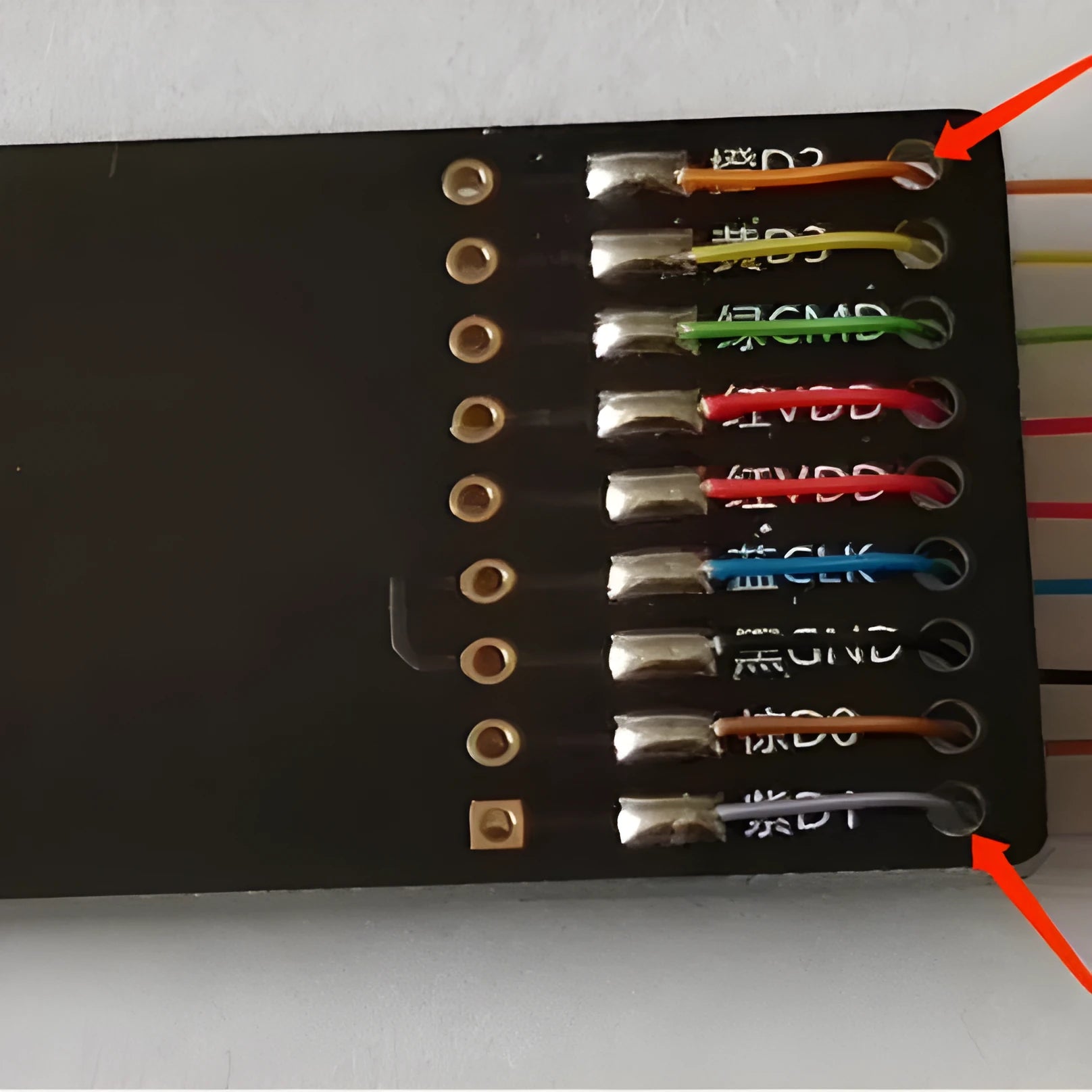 EMMC read and write diagnostic tool for car audio host maintenance with SD card connector