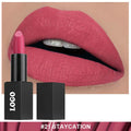 Matte finish lipstick in 24 colour shades with waterproof non-transfer formula