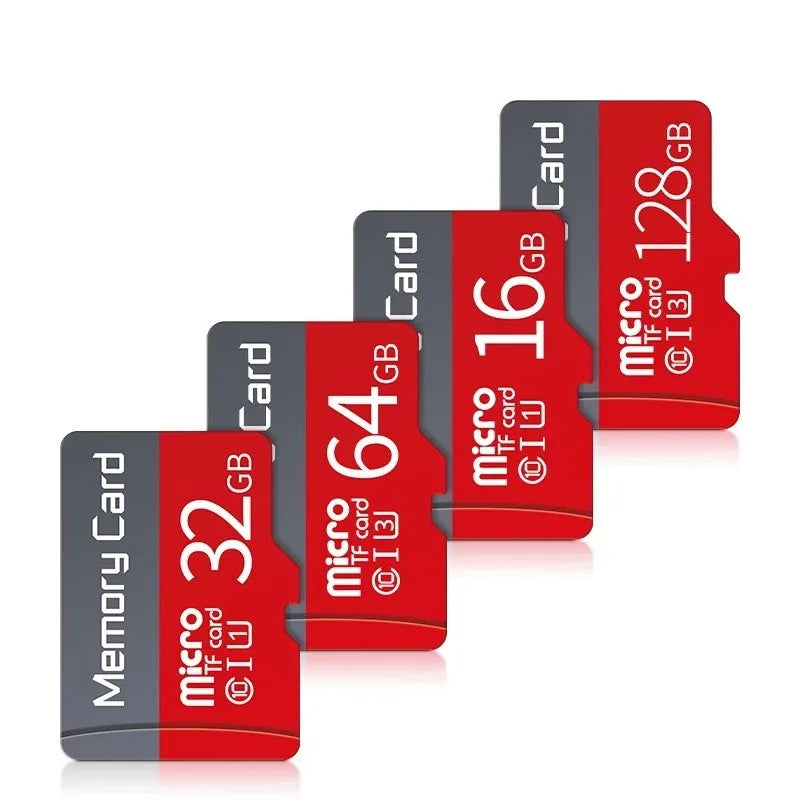 TF memory card with capacity options from 512MB to 512GB for recorder and monitoring device storage