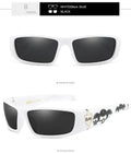 G613 bandit style polarised sunglasses in box frame for hip hop fashion
