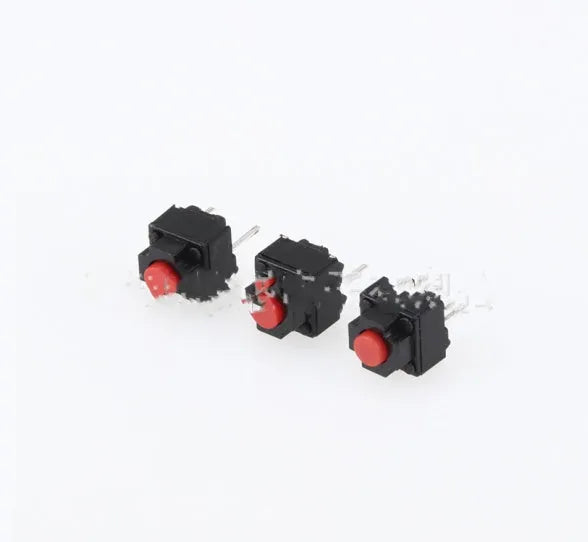 Waterproof aluminium tact switch for PCB mounting with 1A current rating