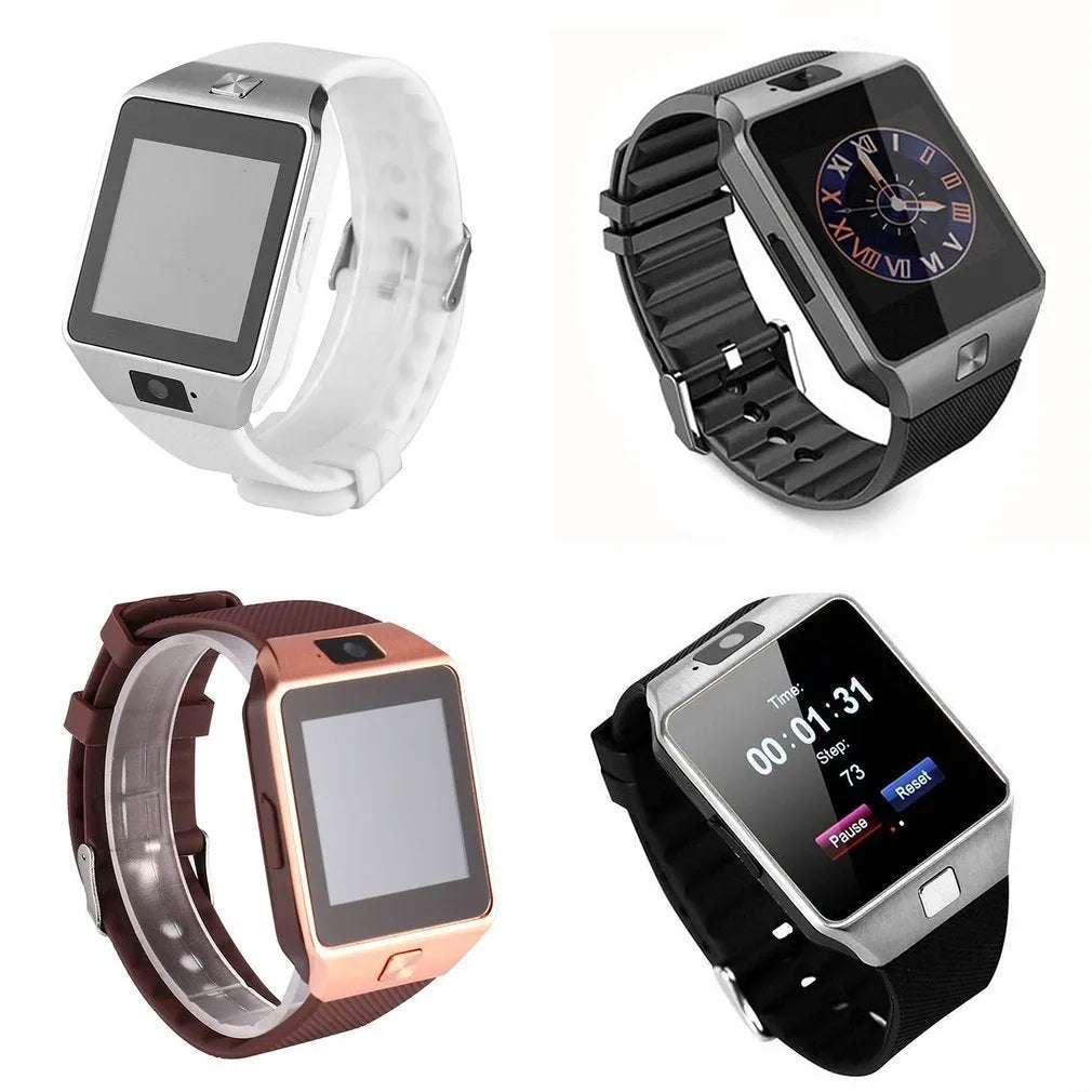 Bluetooth smart watch with 1.54-inch screen and sporty silicone strap in multiple colours