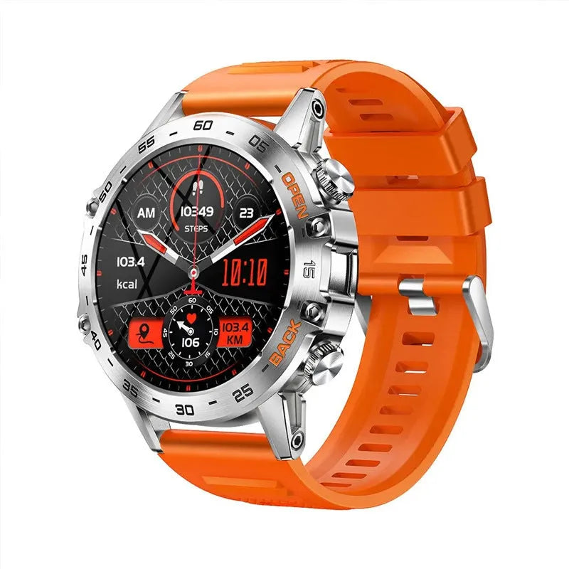 Bluetooth calling smart watch with touch screen and multiple colour options for outdoor use