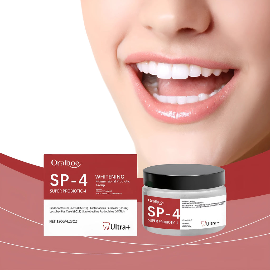 Bright White Stain Removing Tooth Powder 120g with baking soda and peppermint
