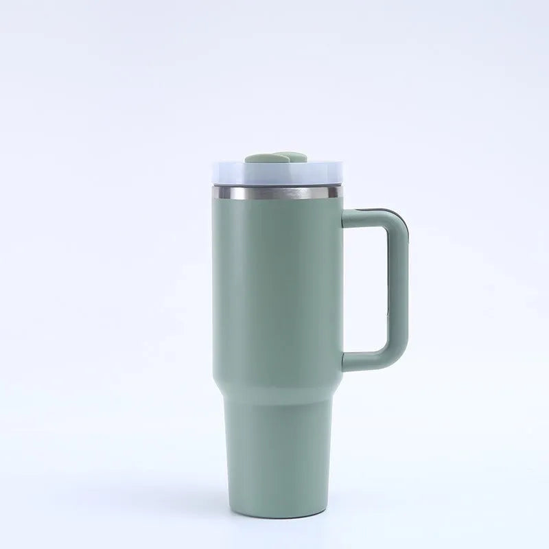 304 stainless steel vacuum cup 40oz second generation in black with double-wall insulation