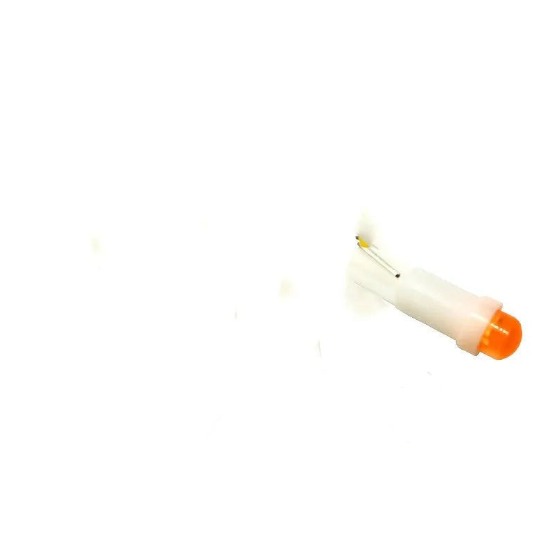 T5 LED car instrument light bulb with ceramic base, shown in blue colour option.