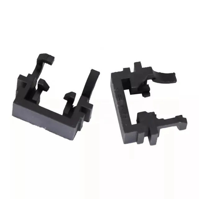 Black plastic Ford LED headlight adapter for H1 halogen bulb conversion