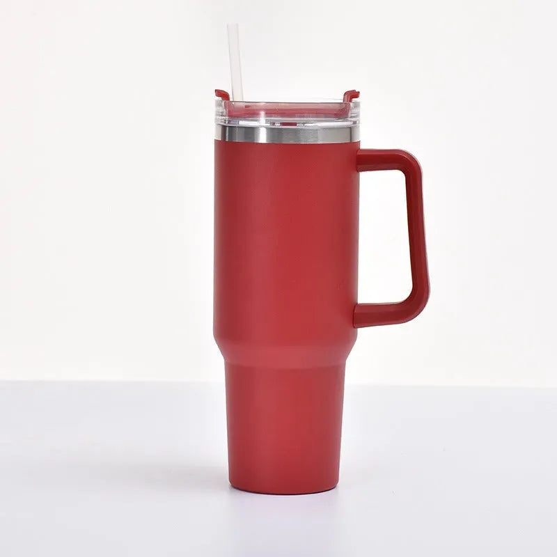 304 stainless steel vacuum cup 40oz second generation in black with double-wall insulation
