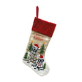 Cloth Christmas tree pendant for pets measuring 46x28cm in pastoral or American style