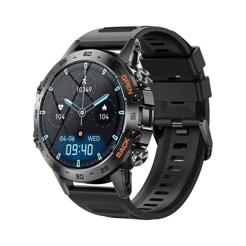 Bluetooth calling smart watch with touch screen and multiple colour options for outdoor use