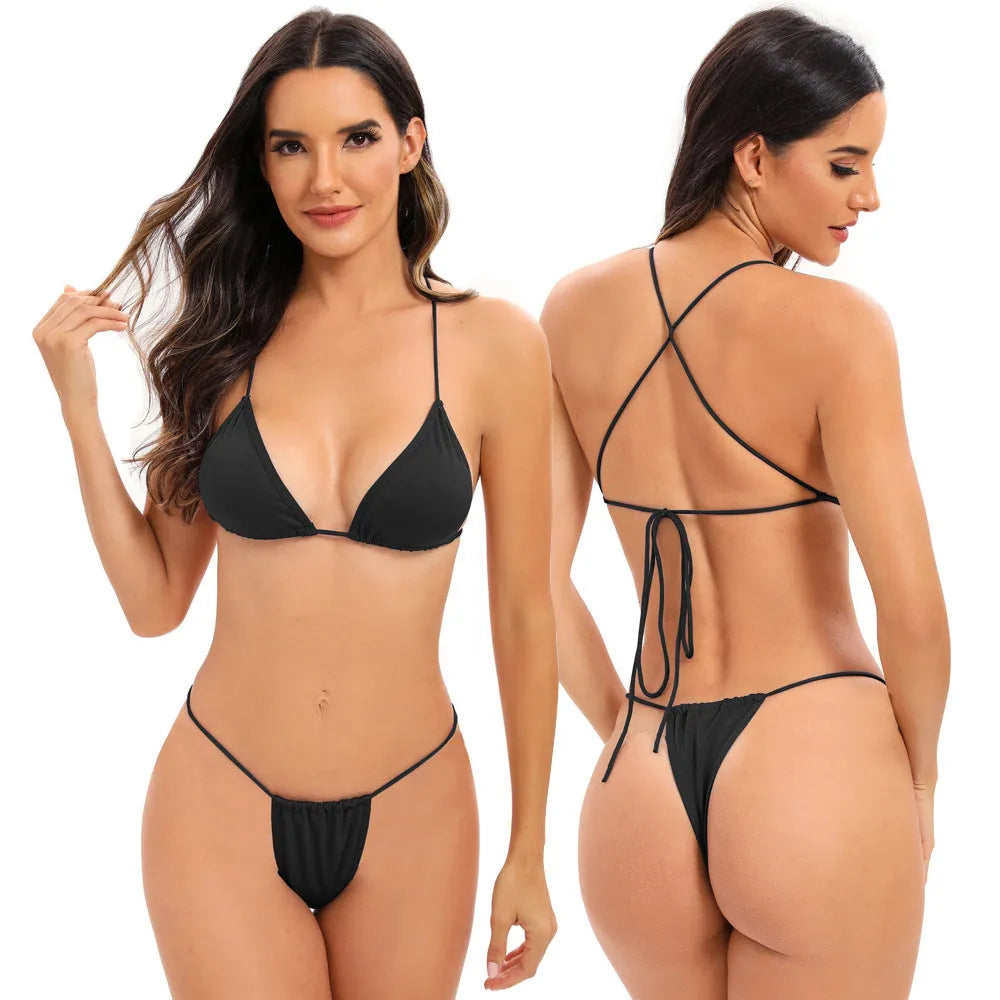 Women's cross strap swimsuit in milk silk fabric available in multiple colours with chest pad options