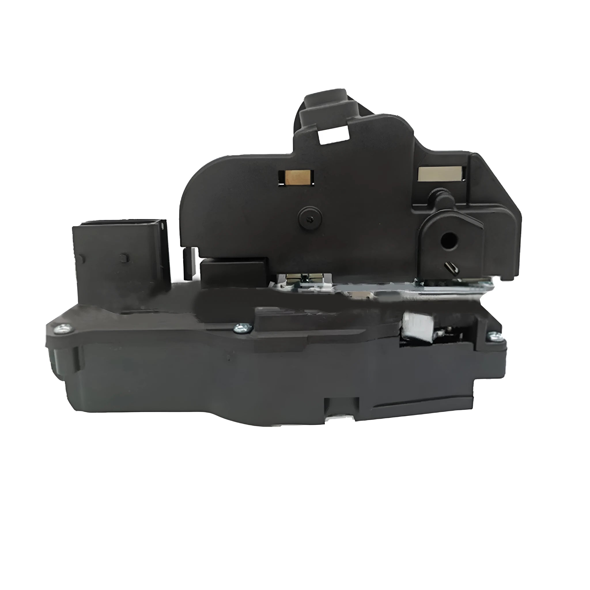 Black plastic door lock actuator for Cadillac SLS front right door replacement
