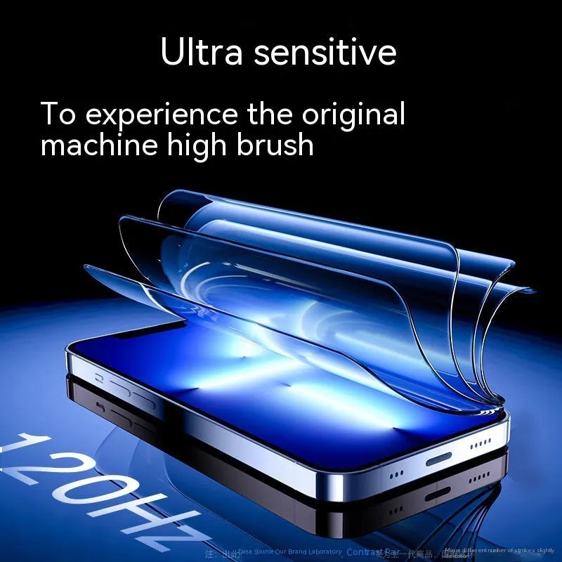 iPhone tempered glass screen protector with privacy filter and anti-glare features