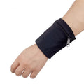 Wrist bag armband sleeve for mobile phone, showing 10x10.5cm dimensions and zipped closure.