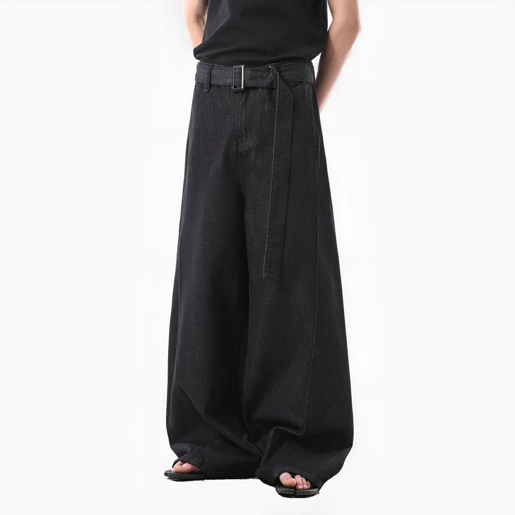 Black gold high waist straight-leg women's jeans with zip fly in American retro style