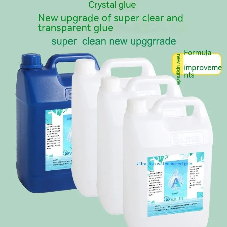 1kg bottle of clear epoxy resin 31 crystal glue for DIY craft projects