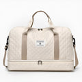 Large Oxford cloth travel holdall in a solid colour, shown with a capacity of 36-55 litres for buggies and luggage.