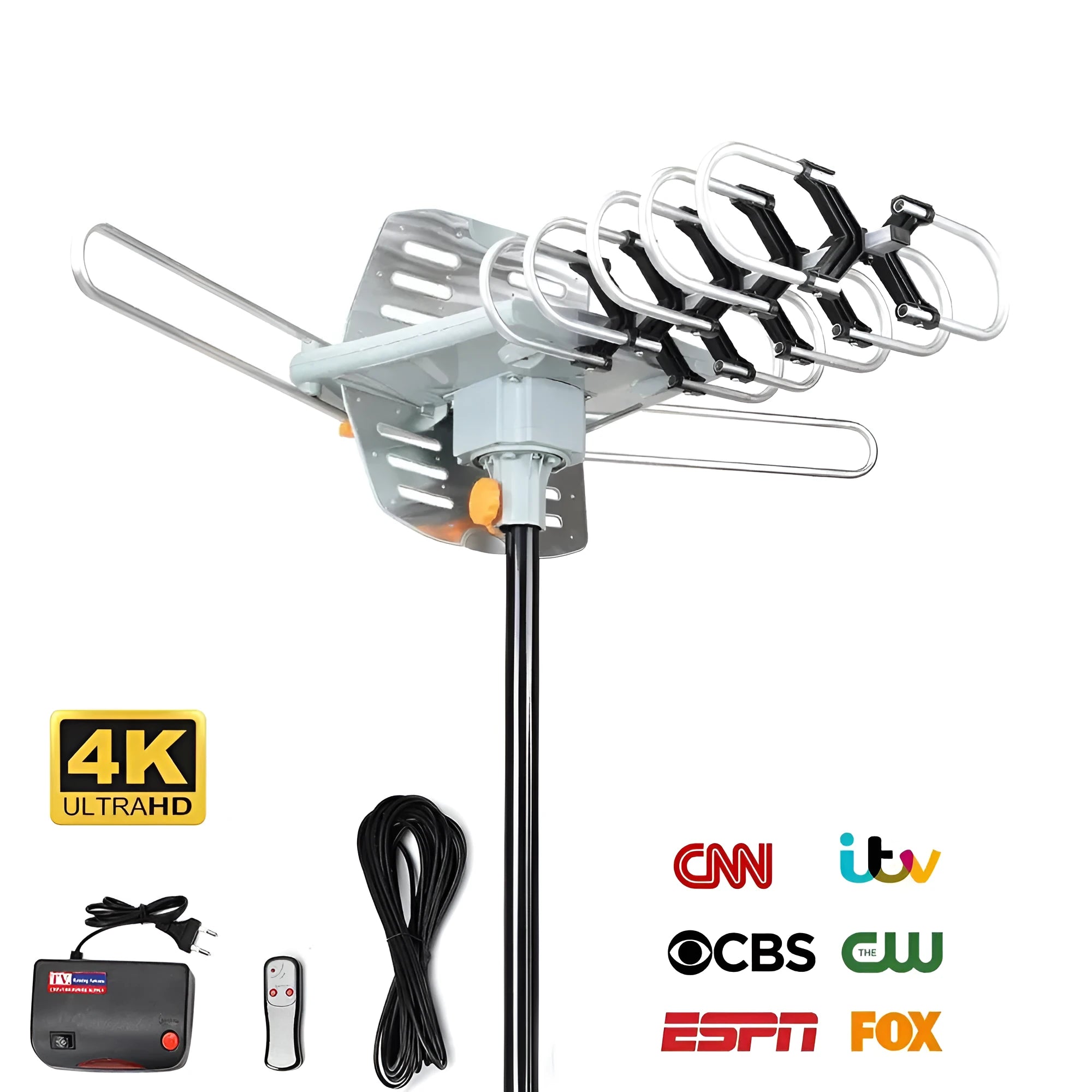 GR-1002 outdoor rotatable high gain digital television antenna receiver
