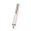 Stainless steel pet dematting comb with comfortable handle for removing knots from dogs' coats