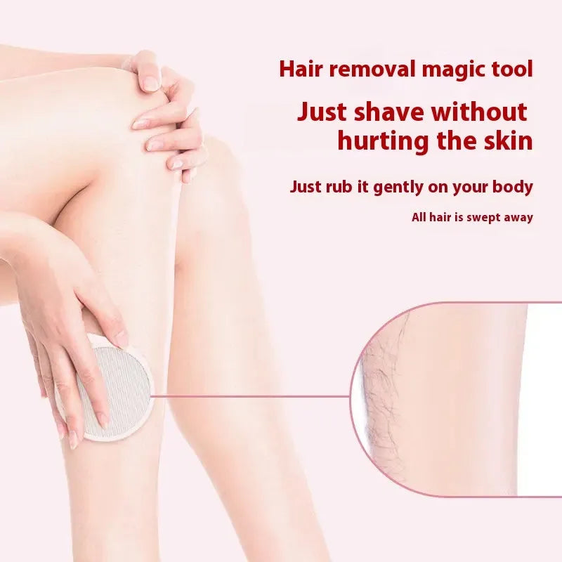 Nano Glass 2-in-1 epilator and dead skin remover foot grinder with plastic construction