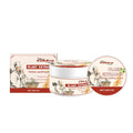 30g jar of herbal soothing cream with ginseng root and mint extracts on a white background