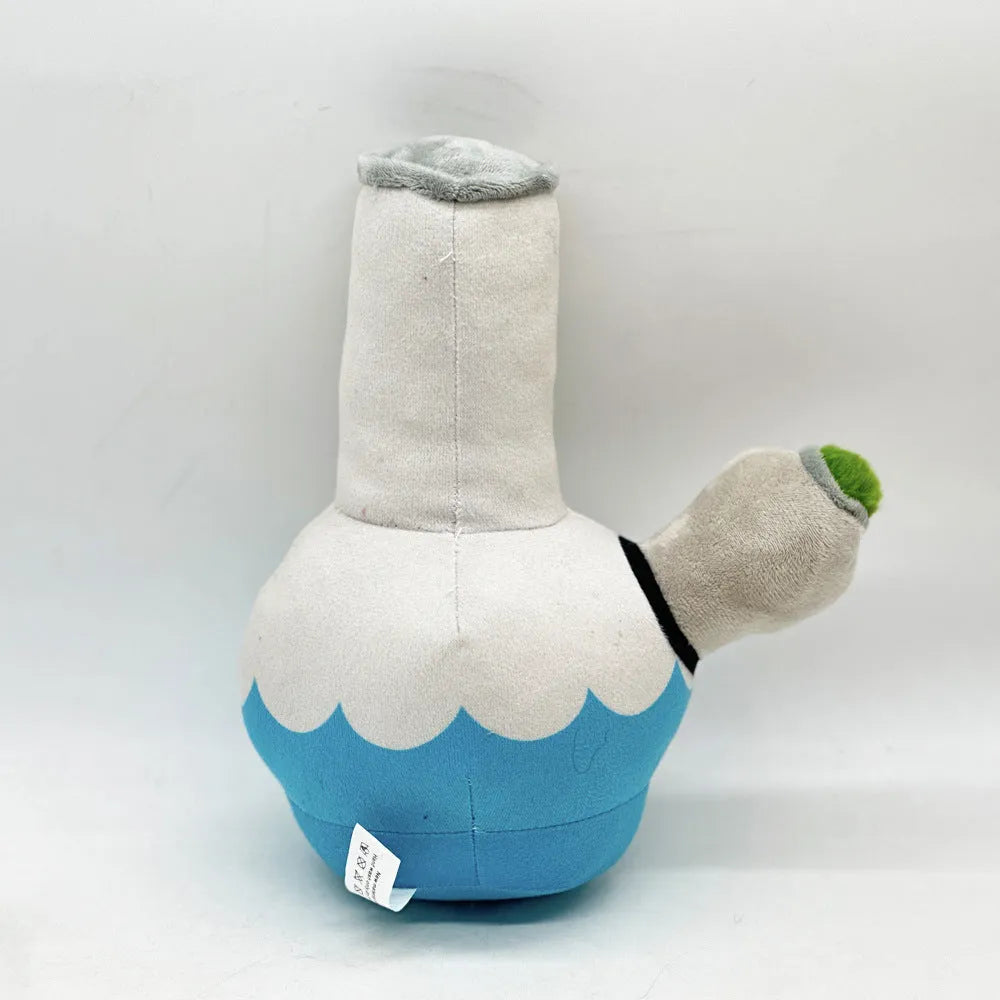 24cm long kettle-shaped dog plush toy with soft material in picture style design