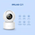 IMILAB C21 white indoor security camera with 2.5K resolution, 360° view and starlight night vision