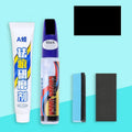 Automotive paint repair pen kit with touch-up paint, wax, sponge, and sandpaper for car scratches