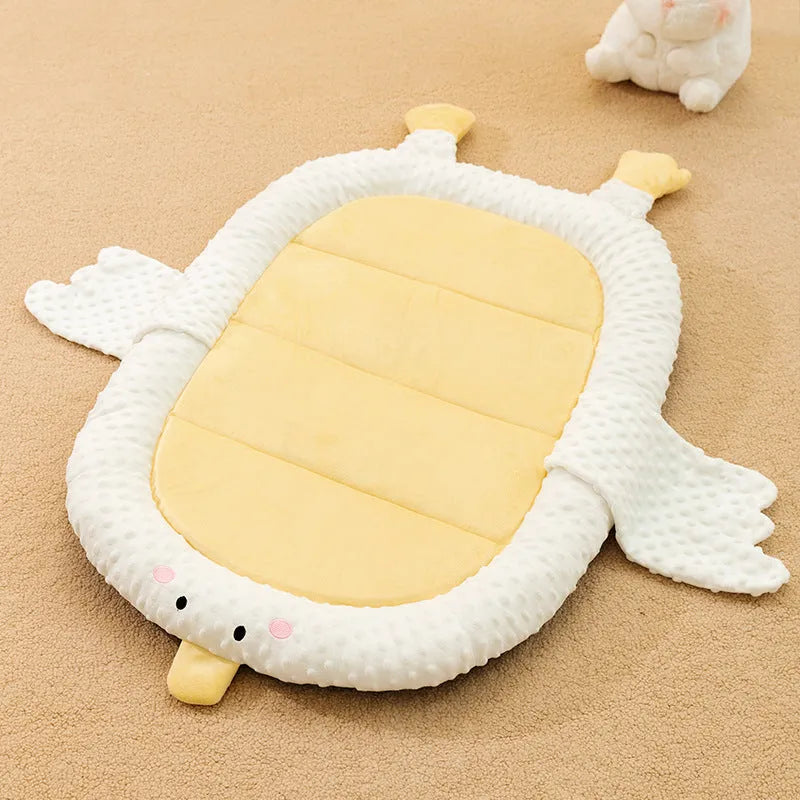Orthopedic dog bed with waterproof removable cover and supportive foam mattress for medium-sized dogs