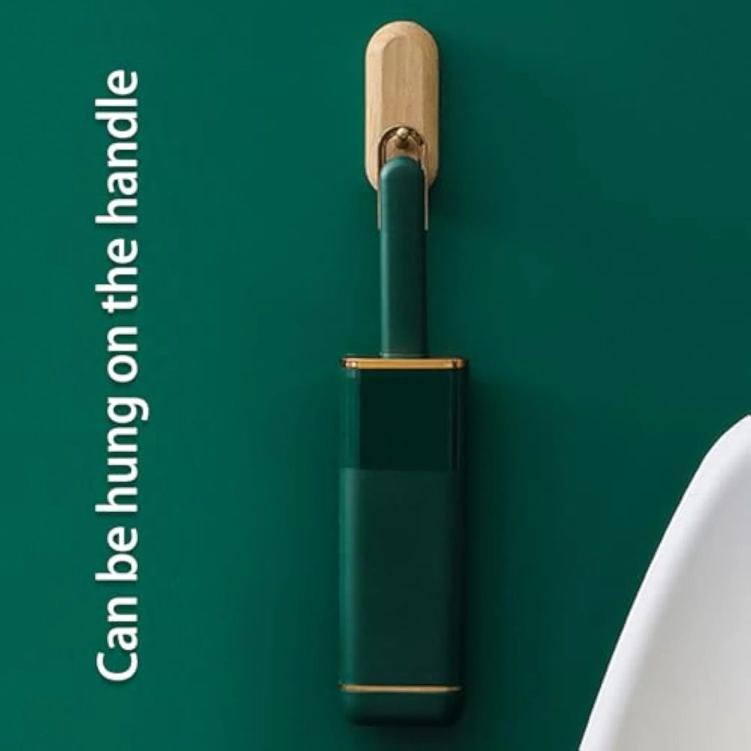 Blue, green, or white reusable double-sided pet hair remover brush with storage box