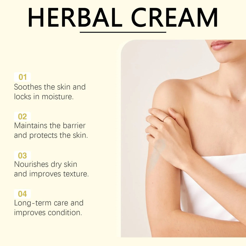 15g tube of Herbal Soothing Moisturising Cream with tea tree oil and Centella asiatica extract.