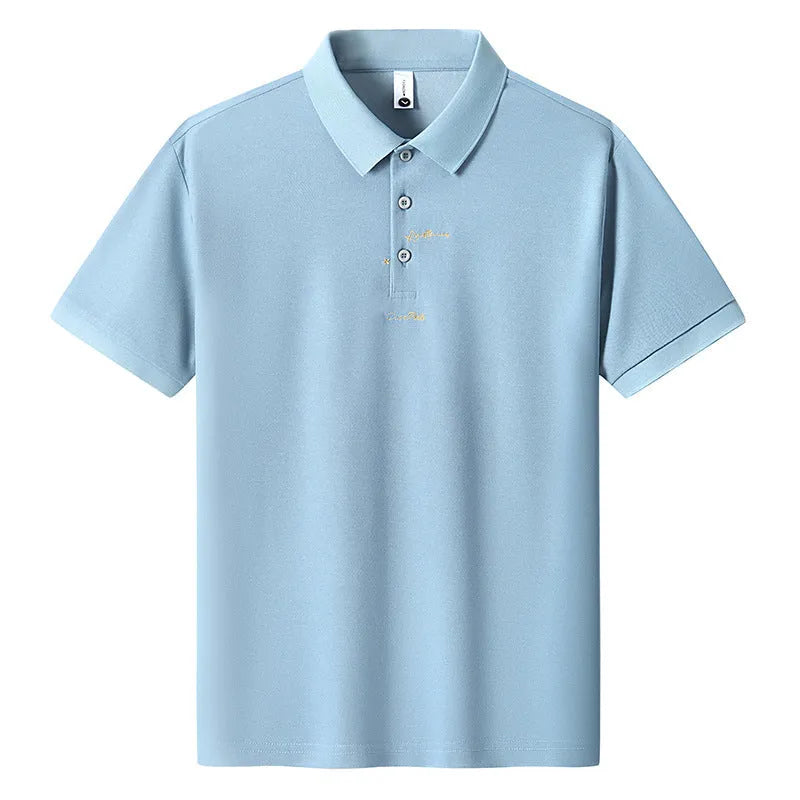 Men's loose fit casual cotton t-shirt in white, shown front-on, with short sleeves.