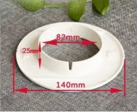 Plastic air conditioning hole cover kit with splits, plug caps, tuyeres, and sealing glue.