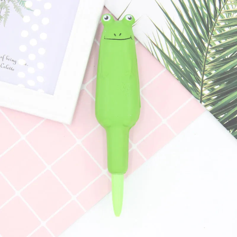 Cartoon-themed soft vent pen with 0.5mm gel tip compatible with iPhone models
