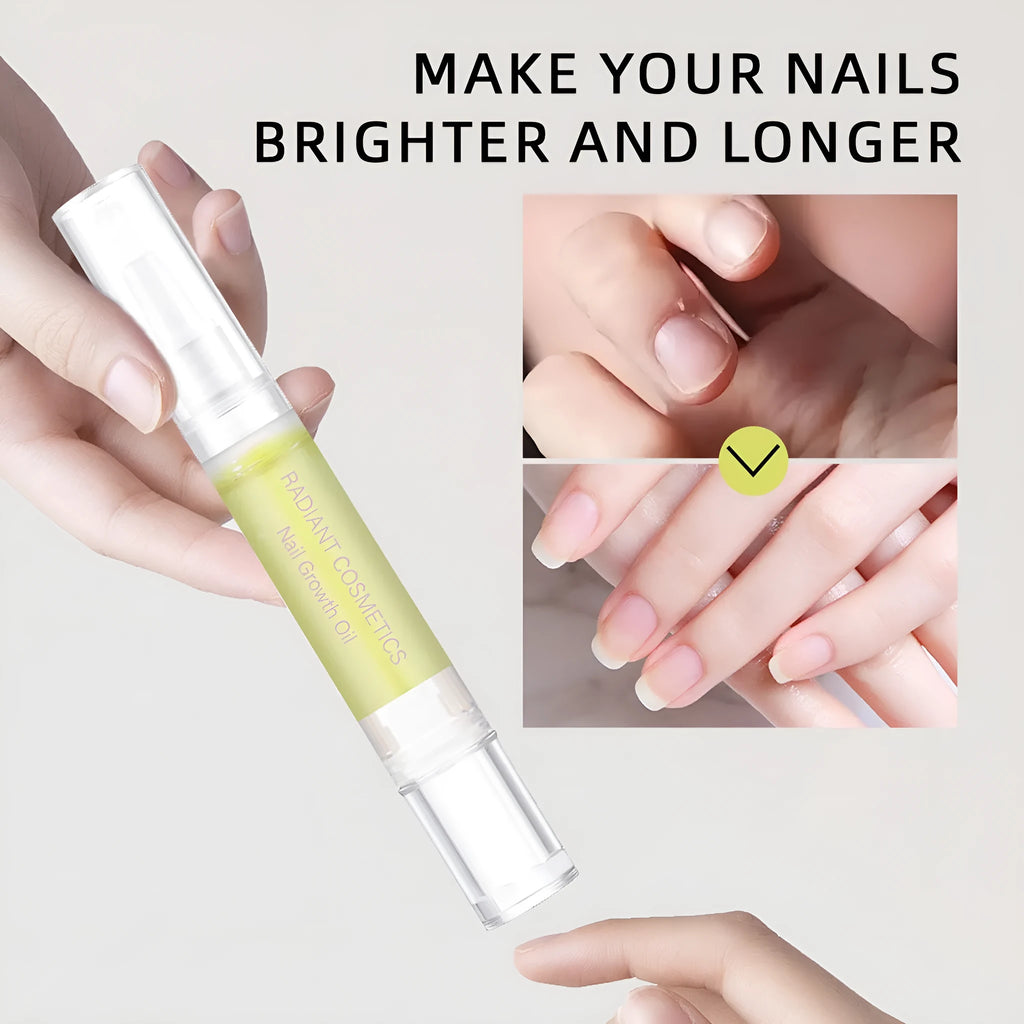 3ml nail growth oil bottle for wash-free nail treatment and cuticle moisturising