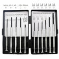 TH-6177 11-piece clock screwdriver set with cross and slotted heads for electronics repair