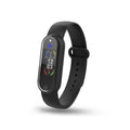 Black electronic mosquito repellent bracelet with USB charging port on wristband