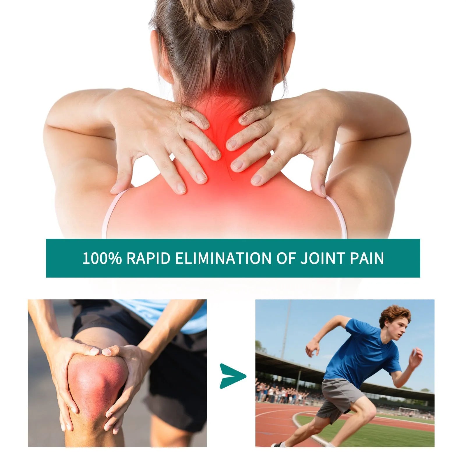 30g joint neck cream container for moisturising knee and neck relief