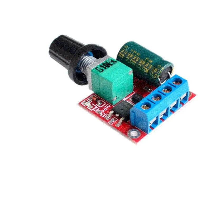 PWM DC motor speed governor with potentiometer knob for 5V-35V motors