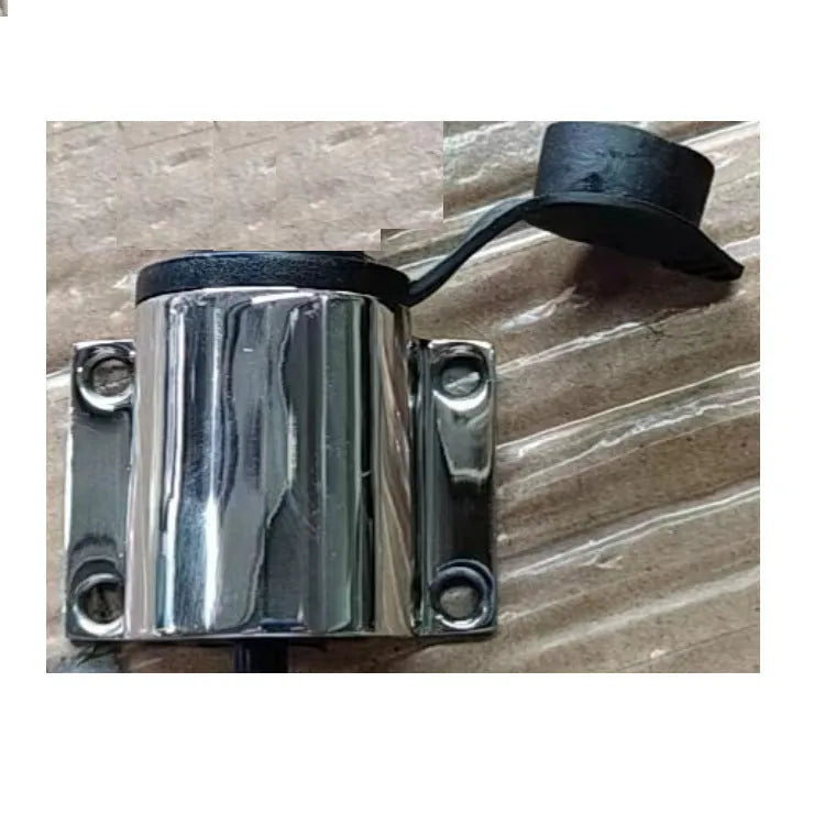 Stainless steel long pole yacht anchor light socket with ABS insulator and wires