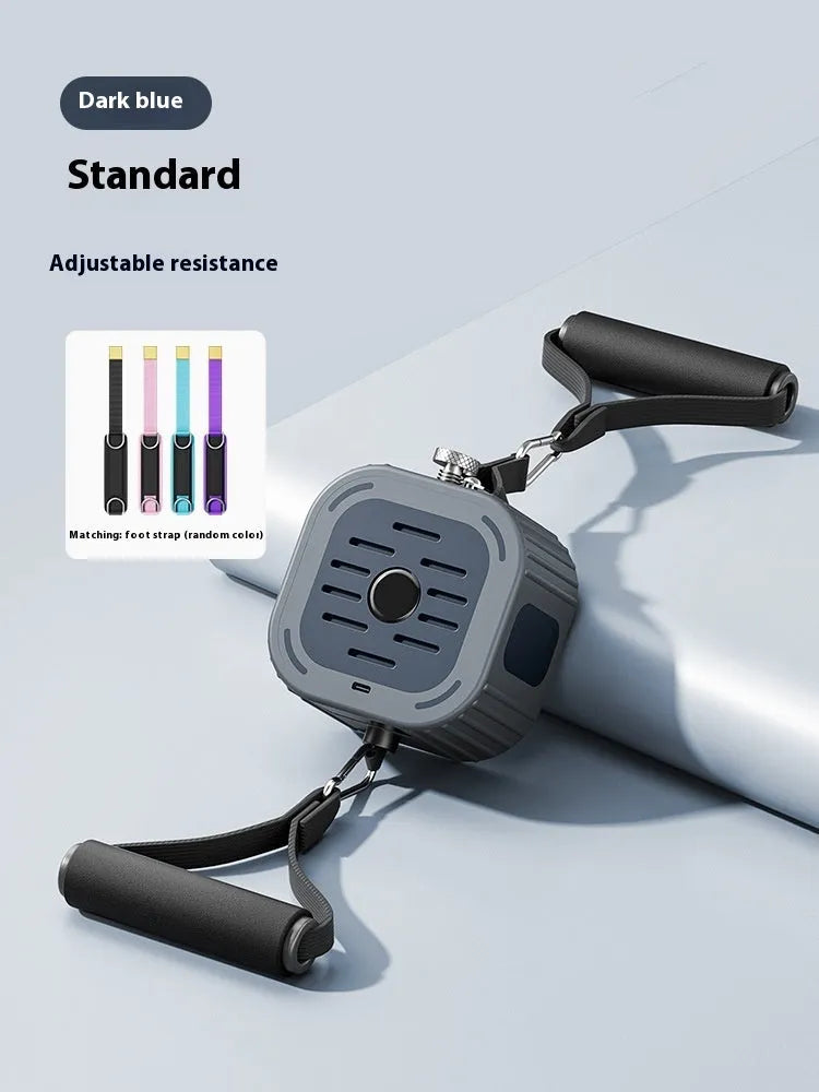 Adjustable power pump chest expander strength training equipment in navy blue or orange