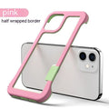 Frameless silicone phone case for Apple iPhone, shockproof and heat dissipation, six colours available