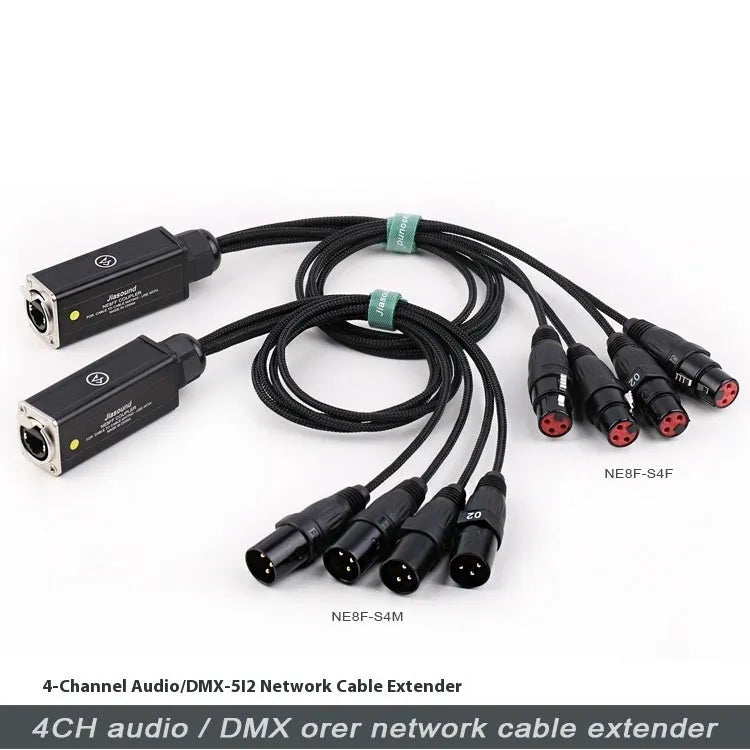 CAT6 RJ45 network converter cable with NE8FF docking connector in various length options