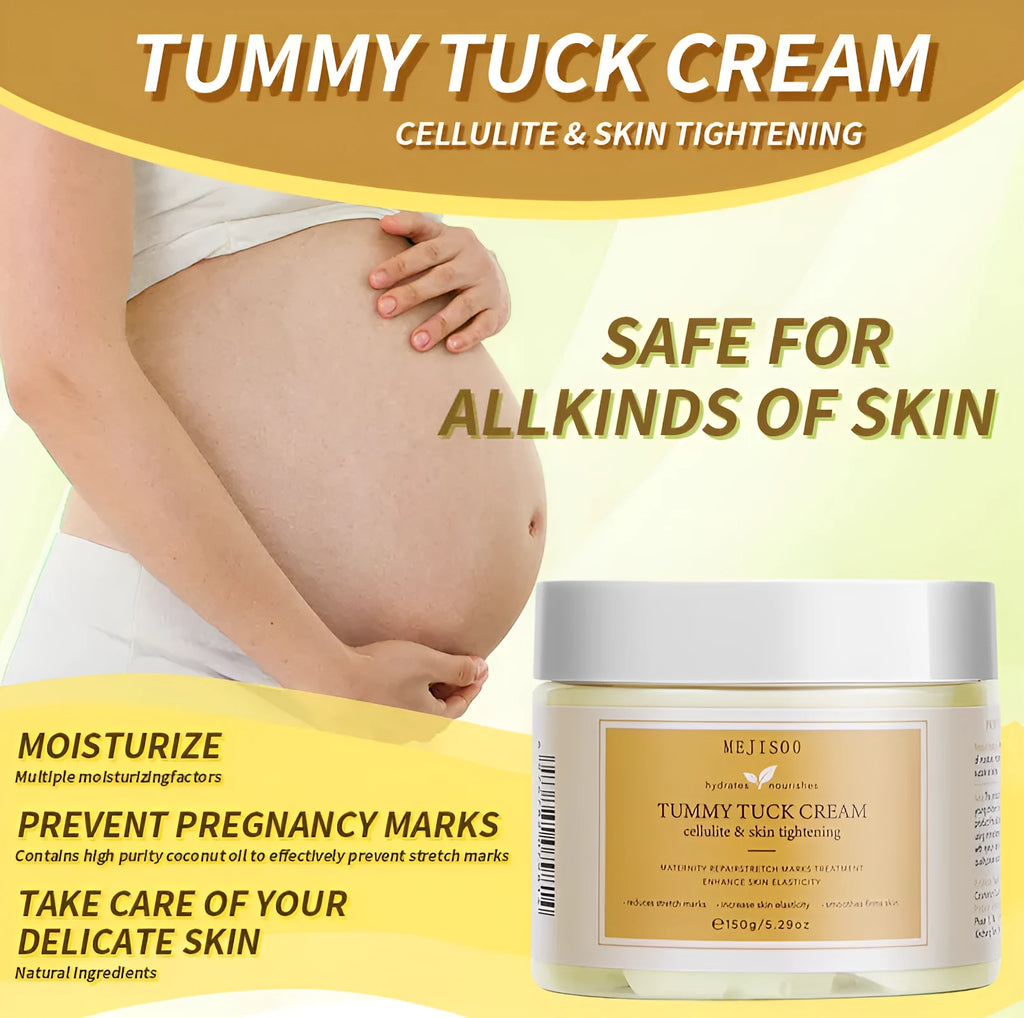 Coconut oil body cream 150g for fading pregnancy lines and fine lines, abdominal recovery cream