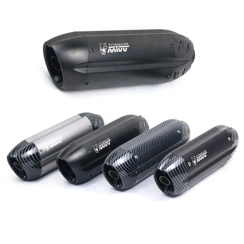 Stainless steel small hexagonal motorcycle exhaust pipe modification with 51mm connection