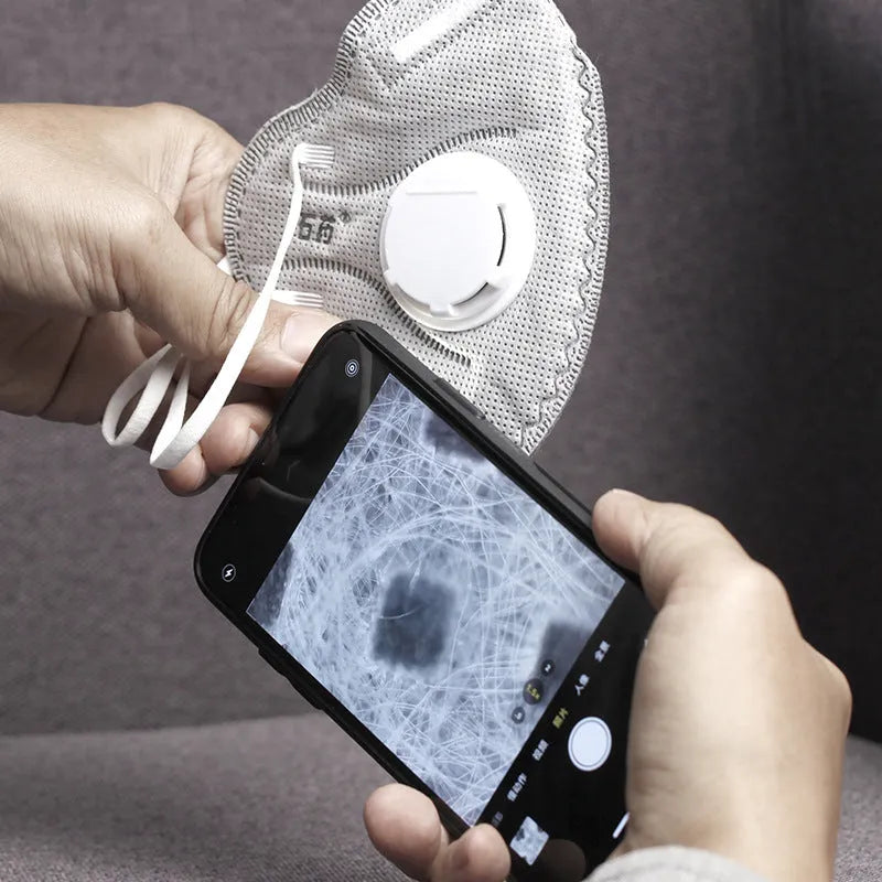 Black silver aluminium alloy mobile phone microscope lens with protective case for iPhone compatibility